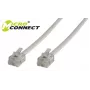 Telefona kabelis Microconnect MPK102 RJ12 RJ12 2 m Balts