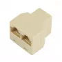 Microconnect MPK302 tīkla sadalītājs bēšā krāsā