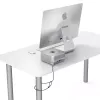 Compulocks Mac Studio Ledge Lock adapteris atslēdzams kabeļslēgs sudraba krāsā