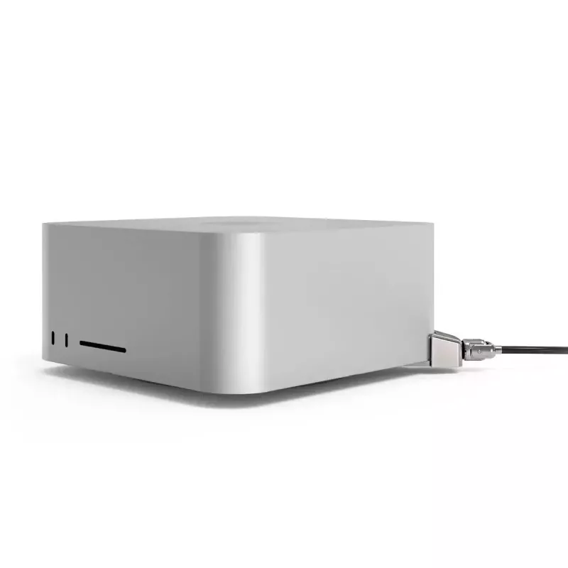 Compulocks Mac Studio Ledge Lock adapteris atslēdzams kabeļslēgs sudraba krāsā