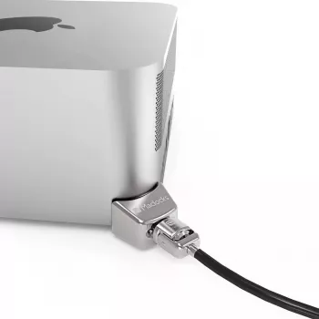 Compulocks Mac Studio Ledge Lock adapteris atslēdzams kabeļslēgs sudraba krāsā