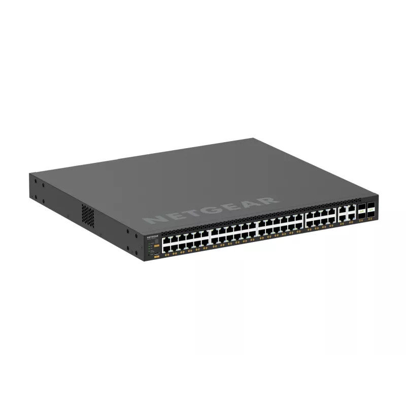 NETGEAR M4350-44M4X4V pārvaldāms L3 2.5G Ethernet (100/1000/2500) Power over Ethernet (PoE) 1U melns