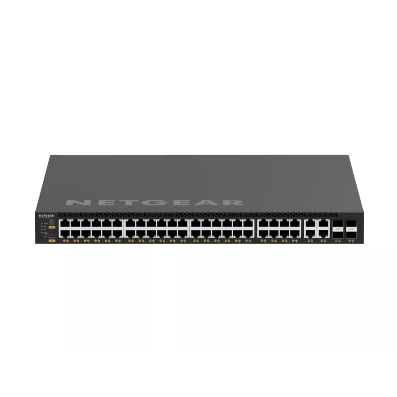 NETGEAR M4350-44M4X4V pārvaldāms L3 2.5G Ethernet (100/1000/2500) Power over Ethernet (PoE) 1U melns