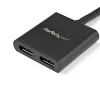 StarTech.com 2 portu vairāku monitoru adapteris - Mini DisplayPort uz 2x DisplayPort MST centrmezgls - Dual 4K 30Hz - video sadalītājs paplašinātai darbvirsmas režīmam tikai Windows datoros - mDP 1.2 uz 2x DP