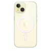 Aizsargapvalks iPhone 15, Apple, MagSafe, caurspīdīgs, PC, 6,1 collai