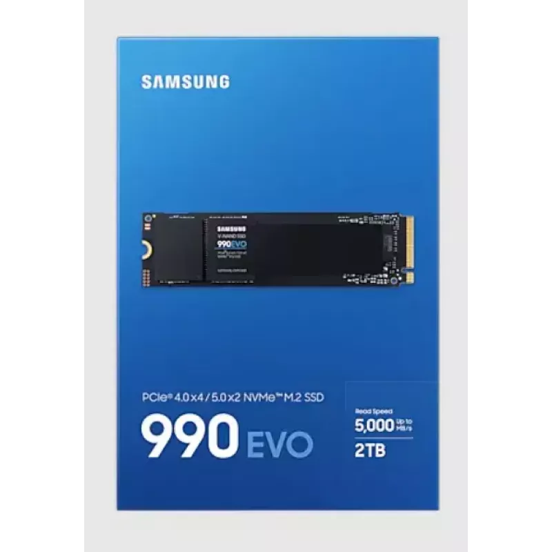 SSD disks Samsung 990 EVO 2000 GB M.2 2280 NVMe MZ-V9E2T0BW