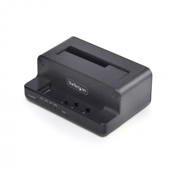 StarTech.com M.2 NVMe uz 2,5/3,5 collu SATA disku dublikators, divu vietu atsevišķs SSD klonētājs/disku dokstacija, divvirzienu NVMe uz SATA / SATA uz NVMe, līdz 27 GB/min, TAA