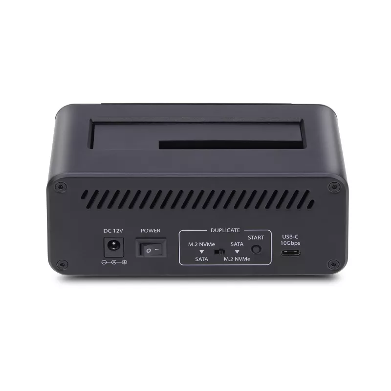 StarTech.com M.2 NVMe uz 2,5/3,5 collu SATA disku dublikators, divu vietu atsevišķs SSD klonētājs/disku dokstacija, divvirzienu NVMe uz SATA / SATA uz NVMe, līdz 27 GB/min, TAA
