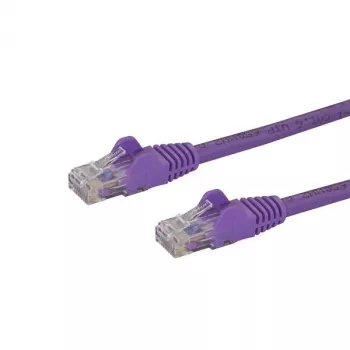 StarTech.com 10m CAT6 Ethernet kabelis - violets CAT 6 Gigabit Ethernet vads -250MHz 100W PoE RJ45 UTP tīkla/plākstera vads ar aizsardzību pret aizķeršanos un spriegojuma mazināšanu, individuāli testēts