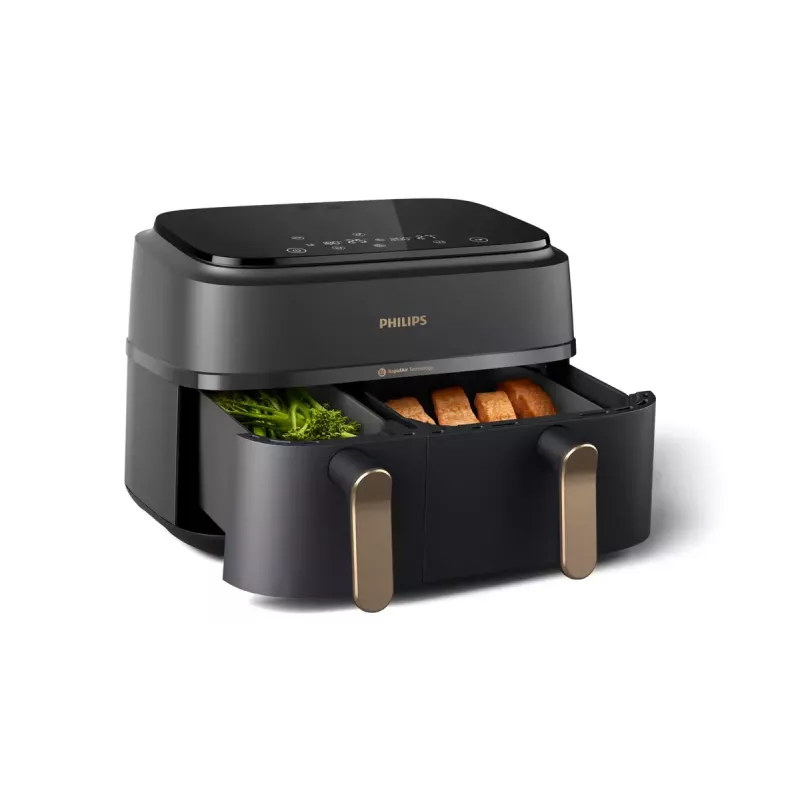 Karstā gaisa fritieris Philips 3000 sērija NA352/04 9L 2750W Dubultais grozs