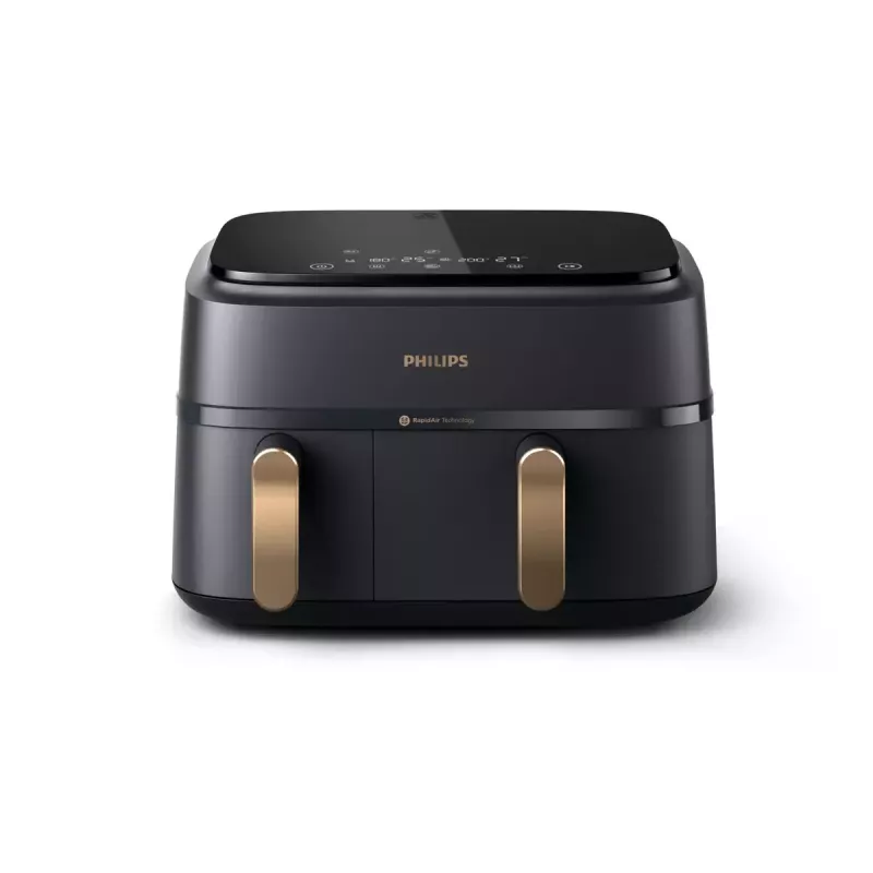 Karstā gaisa fritieris Philips 3000 sērija NA352/04 9L 2750W Dubultais grozs