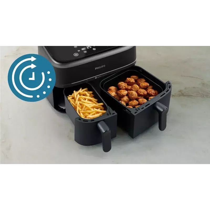 Karstā gaisa fritieris Philips 3000 sērija NA352/04 9L 2750W Dubultais grozs