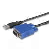 StarTech.com USB Crash Cart Adapter ar datu pārsūtīšanu un video uztveršanu | Pārnēsājama KVM konsole | VGA video | 1920 x 1200 60 Hz | Kabeļi iekļauti