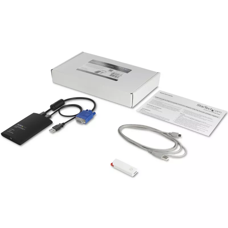 StarTech.com USB Crash Cart Adapter ar datu pārsūtīšanu un video uztveršanu | Pārnēsājama KVM konsole | VGA video | 1920 x 1200 60 Hz | Kabeļi iekļauti