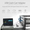 StarTech.com USB Crash Cart Adapter ar datu pārsūtīšanu un video uztveršanu | Pārnēsājama KVM konsole | VGA video | 1920 x 1200 60 Hz | Kabeļi iekļauti