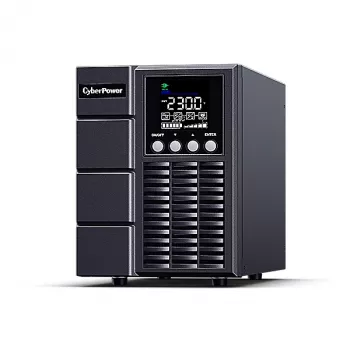Bezatteices barošanas bloks CYBERPOWER OLS1000EA, Tiešsaistes dubultā pārveidošana, 1 kVA/900 W, 3× IEC C13 ligzdas, tīrs sinusoidāls vilnis, LCD, tornis
