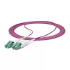 StarTech.com 7m (23 ft) LC–LC (UPC) OM4 daudzmodu optiskais kabelis, Erika Violet, 50/125 µm, 40G/100G, LOMMF/VCSEL, Uniboot optiskais ielāps, OFNR Riser klase