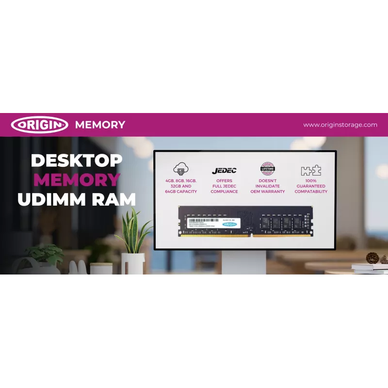 Origin Storage 8GB DDR3 1600MHz UDIMM 2Rx8 Non-ECC 1.5V