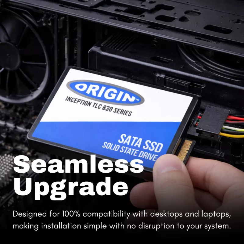 Origin Storage Inception SSD 1TB 2.5in SATA 3D TLC, 1 TB, 2,5 collas, 550 MB/s, 6 Gbit/s