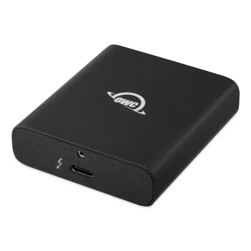 OWC Thunderbolt Dual DisplayPort Adapter USB grafikas adapteris 7680 x 4320 pikseļi melns