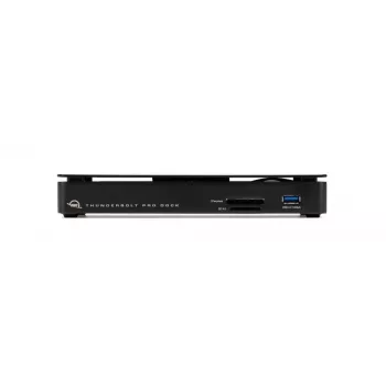 OWC Thunderbolt Pro Dock vadu Thunderbolt 3 melns 85 W strāvas padeve 40 Gbit/s