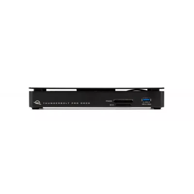OWC Thunderbolt Pro Dock vadu Thunderbolt 3 melns 85 W strāvas padeve 40 Gbit/s