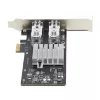 StarTech.com 2-Port GbE SFP tīkla karte, PCIe 2.0 x1, Intel I350-AM2 2x 1GbE kontrolieris, 1000BASE varš/optiskā šķiedra, divu portu Gigabit Ethernet NIC, galddatoru/serveru aizmugures paneļi - saderīga ar Windows un Linux