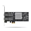 StarTech.com 2-Port GbE SFP tīkla karte, PCIe 2.0 x1, Intel I350-AM2 2x 1GbE kontrolieris, 1000BASE varš/optiskā šķiedra, divu portu Gigabit Ethernet NIC, galddatoru/serveru aizmugures paneļi - saderīga ar Windows un Linux