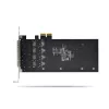 StarTech.com 4-Portu GbE SFP tīkla karte, PCIe 2.0 x2 (saderīga ar x4, x8, x16), Intel I350-AM4 4x 1GbE kontrolieris, 1000BASE varš/optiskā šķiedra, galddatoru/serveru četru portu Gigabit Ethernet NIC - Windows un Linux