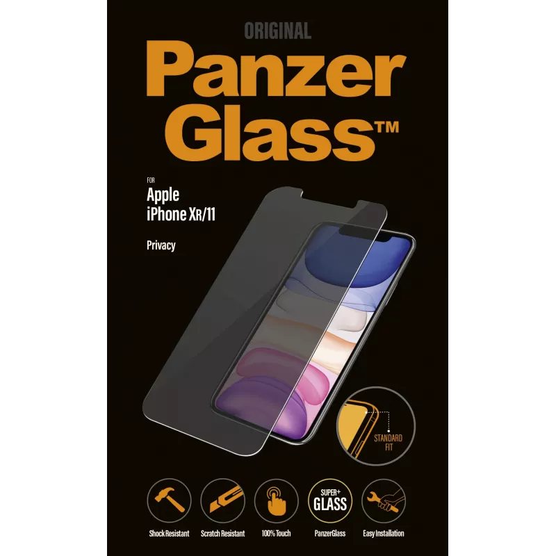 PanzerGlass ® Privātuma ekrāna aizsargs iPhone 11 | XR | Standarta piemērotība