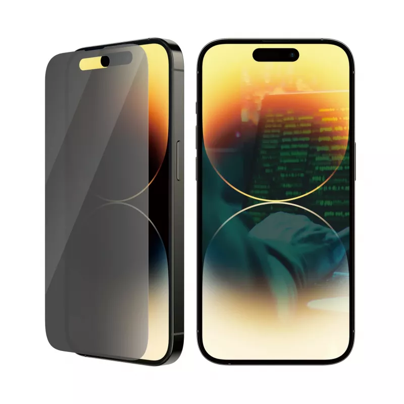 Privātuma ekrāna aizsargs PanzerGlass Apple iPhone 14 Pro pret skrāpējumiem un triecieniem