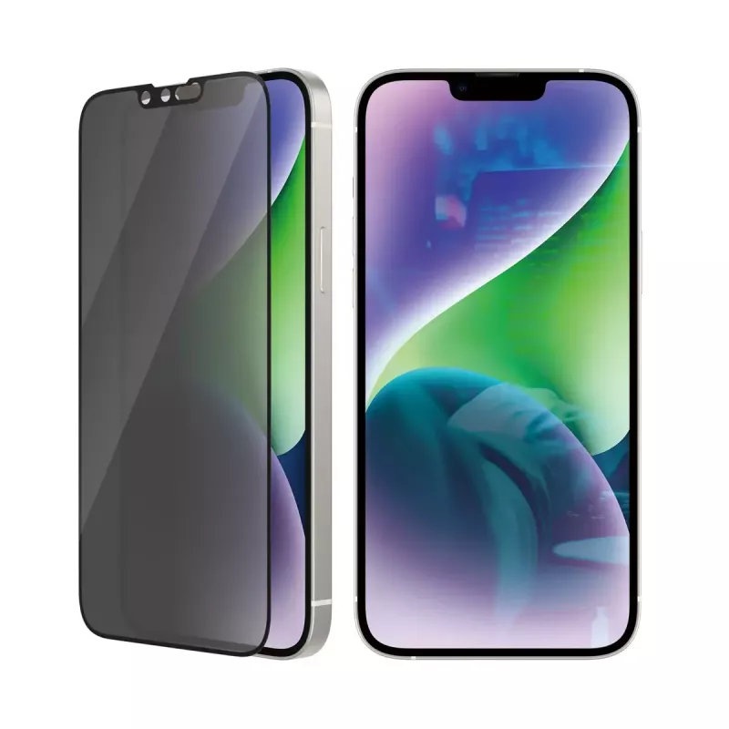 PanzerGlass ® Privātuma ekrāna aizsargs iPhone 14 Plus | 13 Pro Max | Īpaši plats piemērots ar EasyAligner