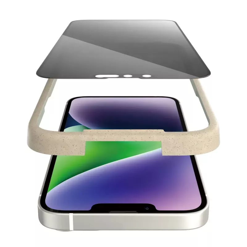 PanzerGlass ® Privātuma ekrāna aizsargs iPhone 14 Plus | 13 Pro Max | Īpaši plats piemērots ar EasyAligner