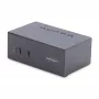 StarTech.com 2-portu divu monitoru DisplayPort KVM slēdzis, 4K 60Hz, 2x USB 5Gbps centrmezgla pieslēgvietas, 2x USB 2.0 HID pieslēgvietas, karsto taustiņu un pogas pārslēgšana, atbilst TAA – ESD 3. līmeņa aizsardzība