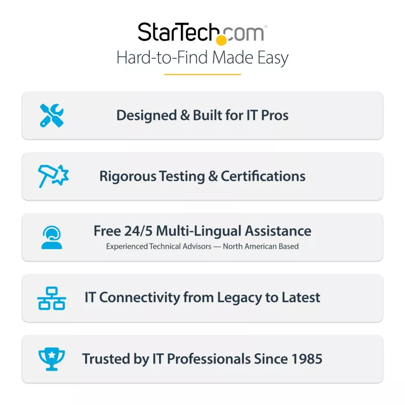 StarTech.com 4-Port USB PCIe Card, USB 3.2 5Gbps, PCI Express paplašinājuma karte ar 4 neatkarīgiem USB kontrolleriem, 4 USB-A pieslēgvietas, Windows/macOS/Linux