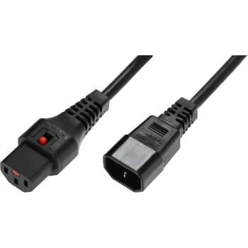 Microconnect PC1021 strāvas vads melns 2 m C13 savienotājs C14 savienotājs