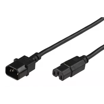 Microconnect PE011403 strāvas kabelis melns 3 m C14 savienotājs C15 savienotājs