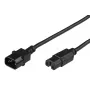 Microconnect PE011403 strāvas kabelis melns 3 m C14 savienotājs C15 savienotājs