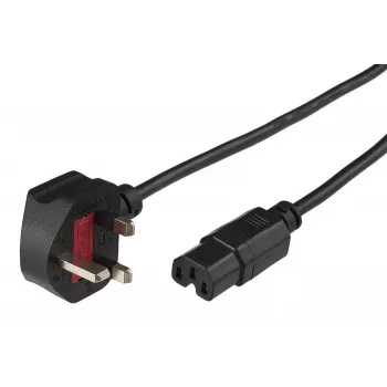 Microconnect PE090420C15 strāvas kabelis Melns 2 m BS 1363 C15 savienotājs