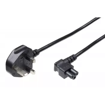 Microconnect PE090818A strāvas kabelis melns 1,8 m strāvas kontaktdakša G tips C5 savienotājs