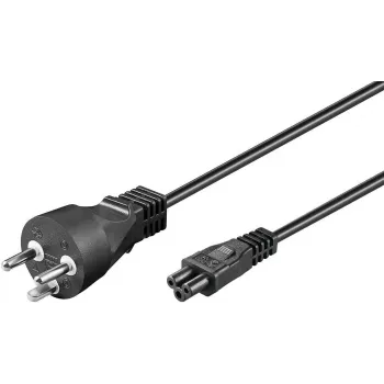 Microconnect PE120810 strāvas kabelis melns 1 m Strāvas kontaktdakša veids K C5 savienotājs
