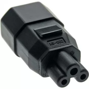 Microconnect PEA0408 kabeļa dzimuma mainītājs C14 C5 melns