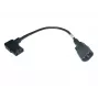 Microconnect PEA1416 strāvas kabelis, melns, 0,3 m, C13 savienotājs, C14 savienotājs
