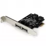 StarTech.com 2 Portu PCI Express SATA 6 Gbps eSATA kontrollera karte - Divu portu PCIe SATA III karte - 2 iekš./2 ār.