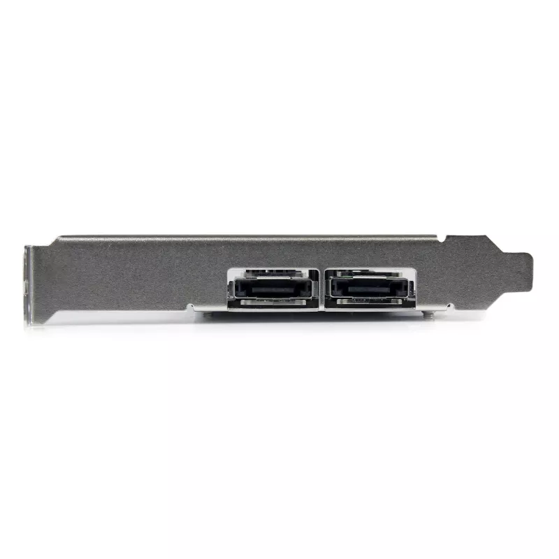 StarTech.com 2 Portu PCI Express SATA 6 Gbps eSATA kontrollera karte - Divu portu PCIe SATA III karte - 2 iekš./2 ār.