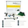 StarTech.com 3 portu M.2 SSD (NGFF) adaptera karte - 1 x PCIe (NVMe) M.2, 2 x SATA III M.2 - PCIe 3.0