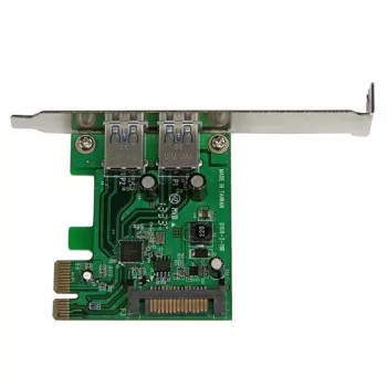 StarTech.com 2 portu PCI Express (PCIe) SuperSpeed USB 3.0 kartes adapteris ar UASP - SATA barošana