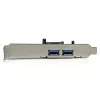 StarTech.com 2 portu PCI Express (PCIe) SuperSpeed USB 3.0 kartes adapteris ar UASP - SATA barošana