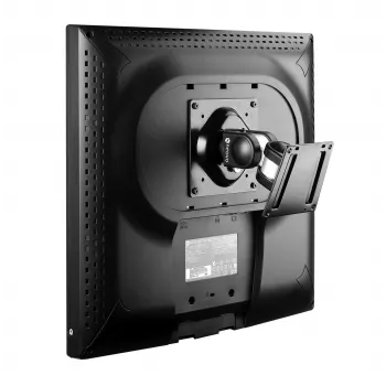 Monitora sienas/galda stiprinājums AG Neovo PMK-01 15 collu–32 collu ekrāniem, VESA 75x75–100x100, maksimālā slodze 14 kg, slīpums ±90°, pagriešana 180° (melns)