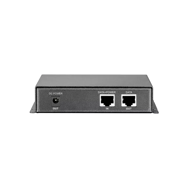 LevelOne Fast Ethernet augstas jaudas PoE sadalītājs, 12V līdzstrāvas izeja